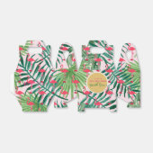 Persoonlijke gelaatstrekken Tropische Leaf Flaming Bedankdoosjes (Uitgevouwen)