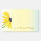 Persoonlijke Gele Black-Eyed Susan Post-it® Notes (Voorkant)