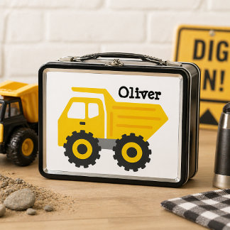 Persoonlijke gele dumptruck