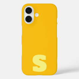 Persoonlijke gele iPhone / iPad hoes