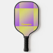 Persoonlijke gele naar paarse gradiënt pickleball paddle (Achterkant)