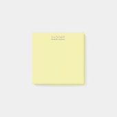 Persoonlijke Gele Post-It Notities Post-it® Notes (Voorkant)
