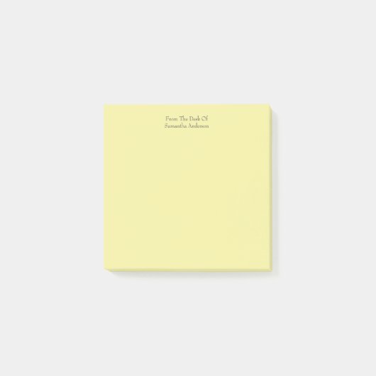 Persoonlijke Gele Post-It Notities Post-it® Notes (Voorkant)
