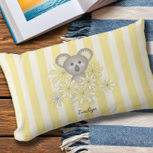 Persoonlijke Gele Streep Baby Koala Beer voor Kind