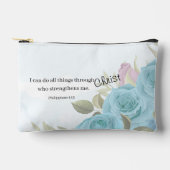 Persoonlijke geloofsgeschenken met blauwe rozen etui (Voorkant)