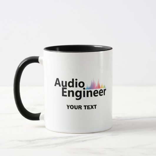 Persoonlijke Geluidstechnicus Audio-engineering Mok (Links)