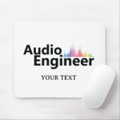 Persoonlijke Geluidstechnicus Audio-engineering Muismat (Met muis)