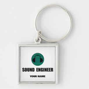 Persoonlijke Geluidstechnicus Audio-engineering Sleutelhanger