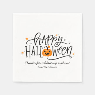 Persoonlijke Gelukkig Halloween Servet