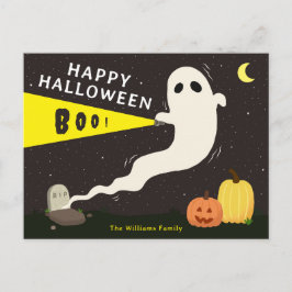 Persoonlijke Gelukkige Halloween Geest Feestdagenkaart