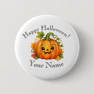 Persoonlijke gelukkige Halloween-knop, aangepaste Ronde Button 5,7 Cm
