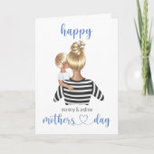 Persoonlijke gelukkige moederdag van het kind kaart (Voorkant)