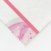 Persoonlijke gelukkige Pasen Lollypop Candy Foto Fleece Deken (Hoek)