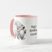 Persoonlijke Gelukkige Verjaardag Kabouters Cadeau Mok (Voorkant links)