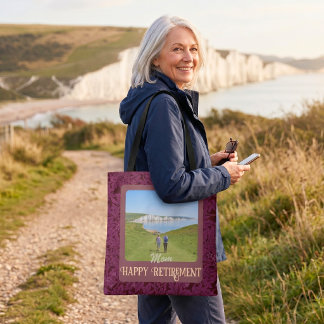 Persoonlijke gelukskaarten voor de pensionering va crossbody tas