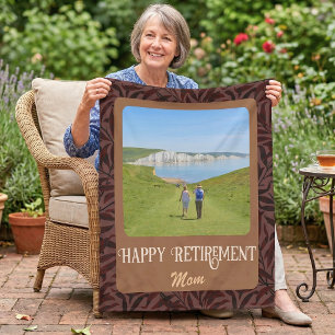 Persoonlijke gelukskaarten voor de pensionering va fleece deken