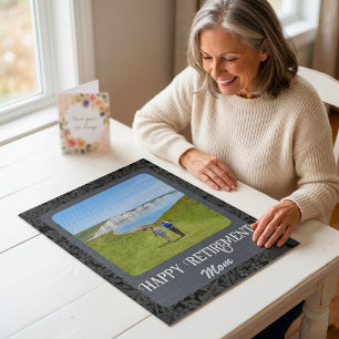 Persoonlijke gelukskaarten voor de pensionering va legpuzzel