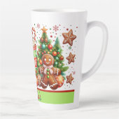 Persoonlijke Gemberkoek Kerst Latte Mok (Rechts)