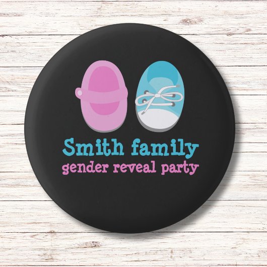 persoonlijke gender-openbaring, gender-openbaring ronde button 3,2 cm