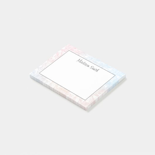 Persoonlijke Geometrische  Post-it® Notes (Schuin)