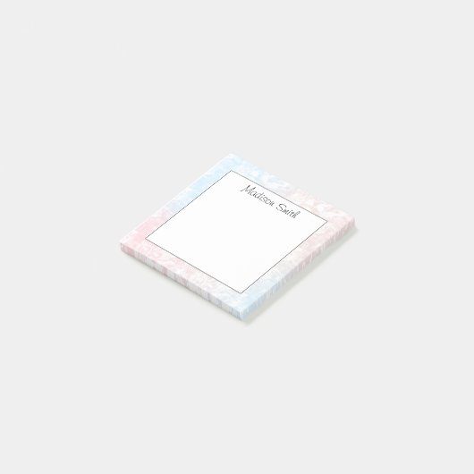 Persoonlijke geometrische  post-it® notes (Schuin)