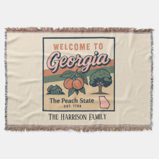 Persoonlijke Georgia Werpdeken Deken
