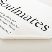 Persoonlijke geoulmaten Definitie zwart-wit Sherpa Deken (3/4)