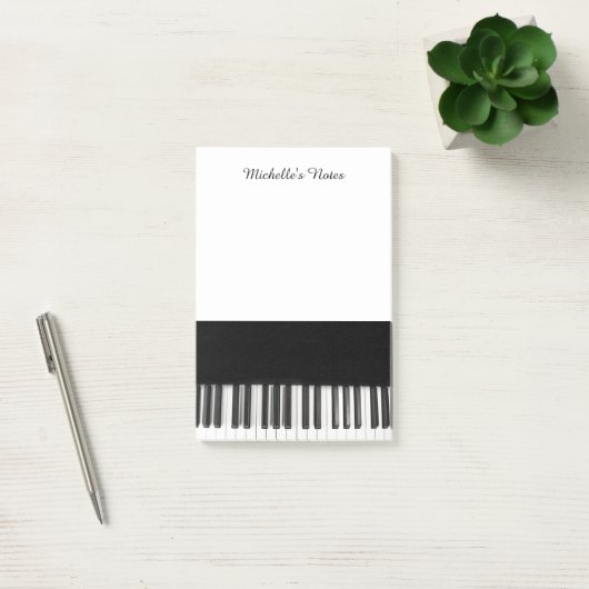 Persoonlijke Gepersonaliseerd pianoketoetsen Post-it® Notes (Kantoor)