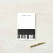 Persoonlijke Gepersonaliseerd pianoketoetsen Post-it® Notes (Op bureau)