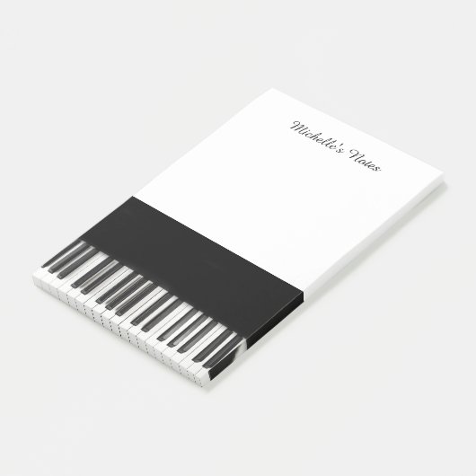 Persoonlijke Gepersonaliseerd pianoketoetsen Post-it® Notes (Schuin)