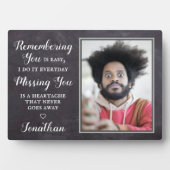 Persoonlijke gepersonaliseerde herdenking Keepomwi Fotoplaat (voorkant)