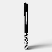 Persoonlijke gepersonaliseerde muzieknoten en pian Case-Mate iPhone case (Achterkant / Links)