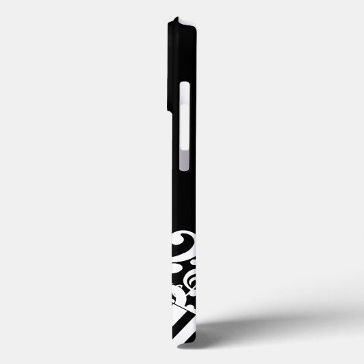 Persoonlijke gepersonaliseerde muzieknoten en pian Case-Mate iPhone case (Achterkant / Links)