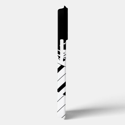 Persoonlijke gepersonaliseerde muzieknoten en pian Case-Mate iPhone case (Achterkant / Rechts)