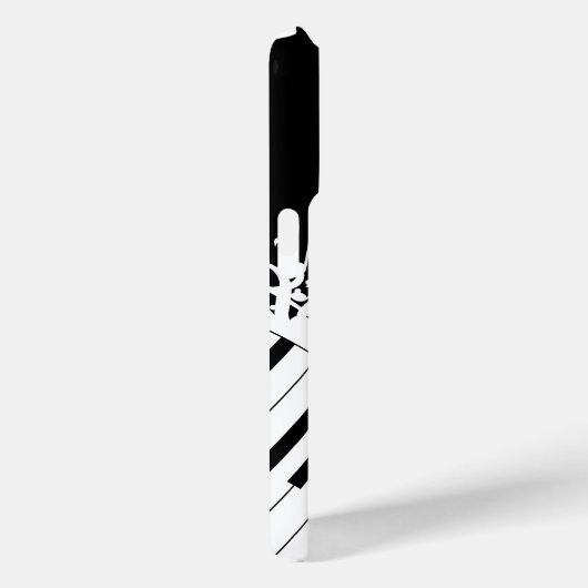 Persoonlijke gepersonaliseerde muzieknoten en pian Case-Mate iPhone case (Achterkant / Rechts)