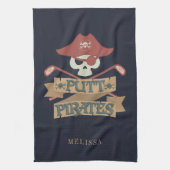 Persoonlijke gepersonaliseerde puntpiraten die Hob Theedoek (Verticaal)