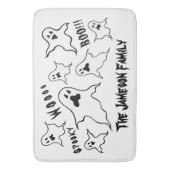 Persoonlijke gepersonaliseerde Spooky Halloween Gh Badmat (Voorkant Verticaal)