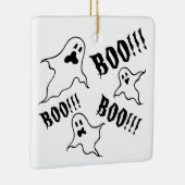 Persoonlijke gepersonaliseerde Spooky Halloween Gh Keramisch Ornament (Rechts)