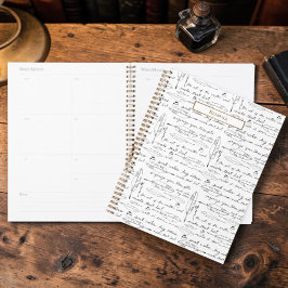 Persoonlijke geschenken met naam voor schrijvers planner