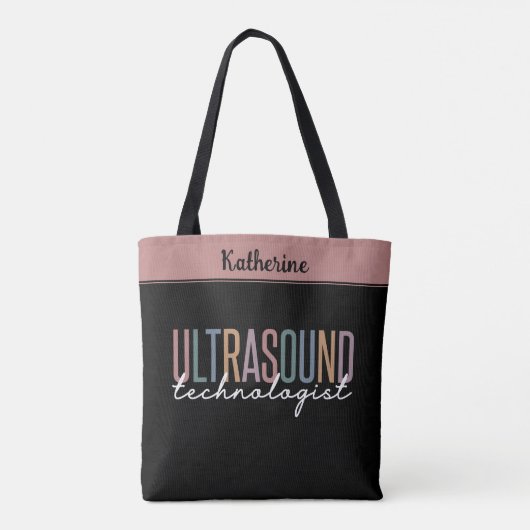 Persoonlijke geschenken voor echoscopisten tote bag (Achterkant)