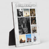 Persoonlijke geschenken voor haar jubileum fotoplaat (Zijkant)