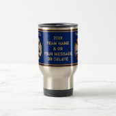 Persoonlijke geschenken voor honkbalcoaches in tek reisbeker (Center)