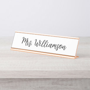 Persoonlijke Geschenken voor Leraren Kantoor Decor Bureau Naambordje