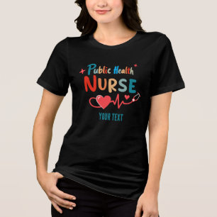 Persoonlijke geschenken voor verpleegkundige in de Tri-Blend shirt