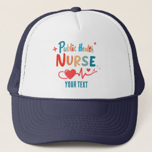 Persoonlijke geschenken voor verpleegkundige in de trucker pet