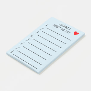 Persoonlijke geschenklijst voor honing doe aangepa post-it® notes