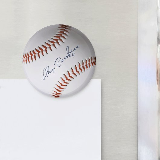 Persoonlijke Gesigneerde Honkbal Magneet