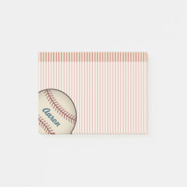 Persoonlijke gestreepte honkbal Post-it-notitieblo Post-it® Notes