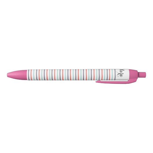 Persoonlijke gestreepte pen (Bodem)