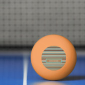 Persoonlijke gestreepte  pingpongbal (Net)
